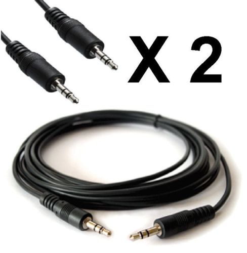 2x 3.5mm cables